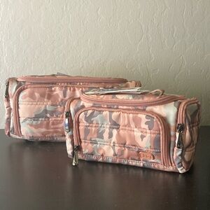 Women’s 2 piece Lug trolley/train cosmetic case set new